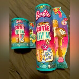 Lot of 2! Cutie reveal Barbies including Barbie and Chelsea!